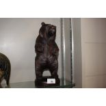 A Black Forest style figure of a bear