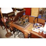 A Jones treadle sewing machine