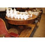 A Victorian mahogany low occasional table (AF)