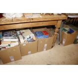 Four boxes of miscellaneous books