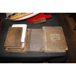 A collection of antiquarian books including The Fo