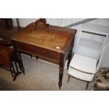 A Victorian mahogany sloping front desk