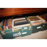 Two boxes of miscellaneous books