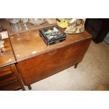 A Victorian mahogany drop leaf table