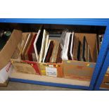 Three boxes of various picture frames