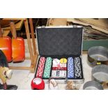 An as new poker set