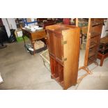A mahogany record cabinet AF