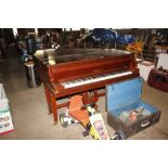 A John Broadwood & Sons baby grand piano