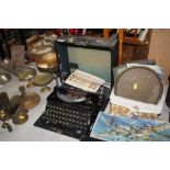 An Imperial portable typewriter in fitted case