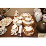 A collection of Royal Albert "Old Country Roses" t