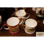 A Spode limited edition Royal Wedding loving cup;