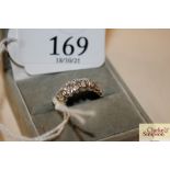 An 18ct gold diamond ring