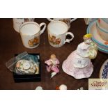 A Royal Worcester porcelain figure "Spring Fair";