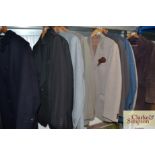 Four various Gents suits; including one dinner sui