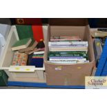 Two boxes of gardening books