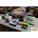 A quantity of various board games