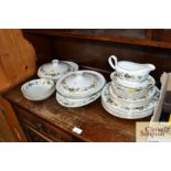 A quantity of Royal Doulton, "Larchmont" dinnerware including dinner plates, tureen etc.