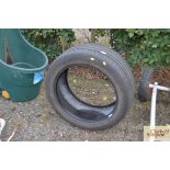 A Michelin 275 by 40 R20 part worn tyre