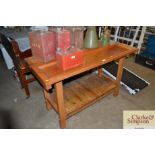 A carpenter's work bench