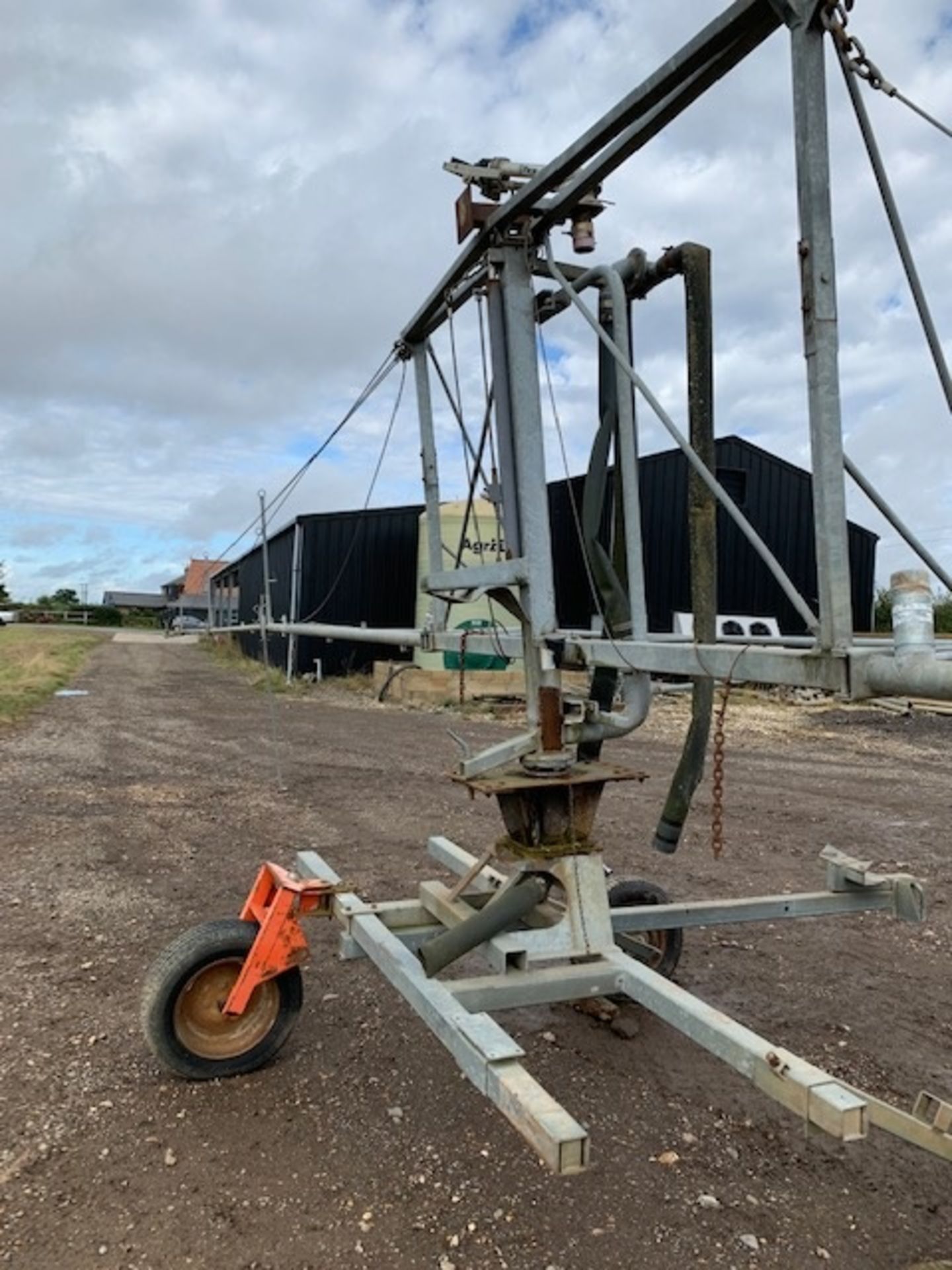 Bauer 64m spray boom irrigator. With 140 rain gun and further full boom section for spares. - Image 11 of 13