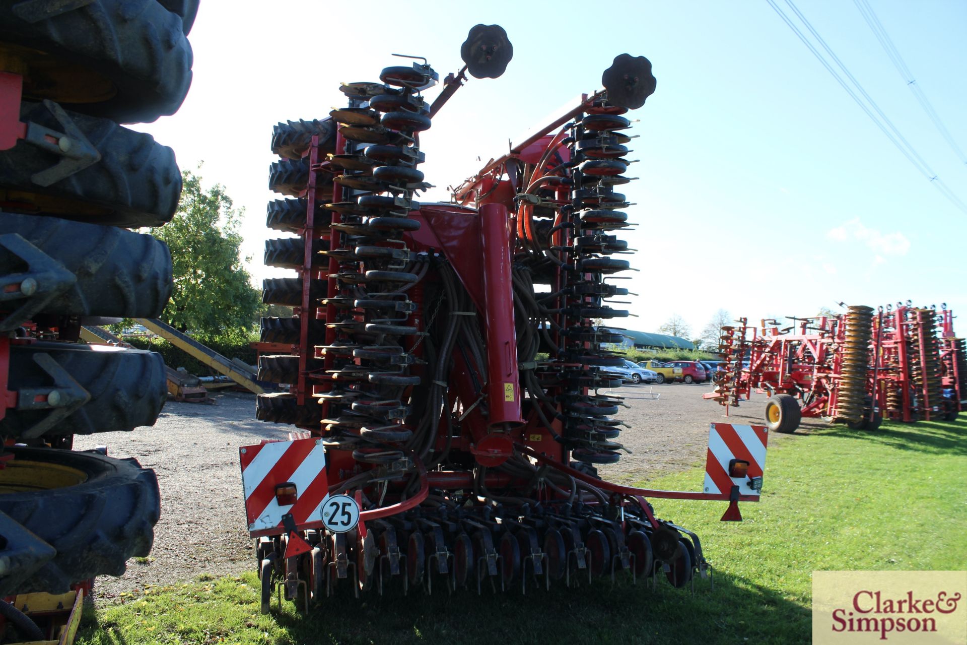 Simba Horsch Pronto 8RX 8m trailed drill. 08/2006. Serial number 23781260. With radar control, wheel - Image 3 of 27