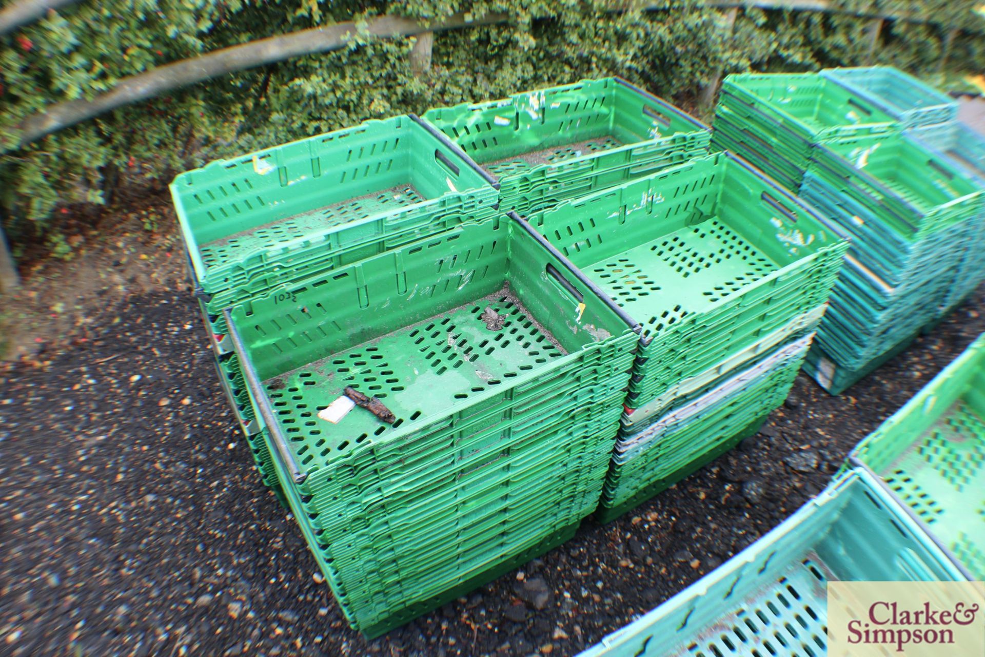 50x vegetable/ produce stacking crates.