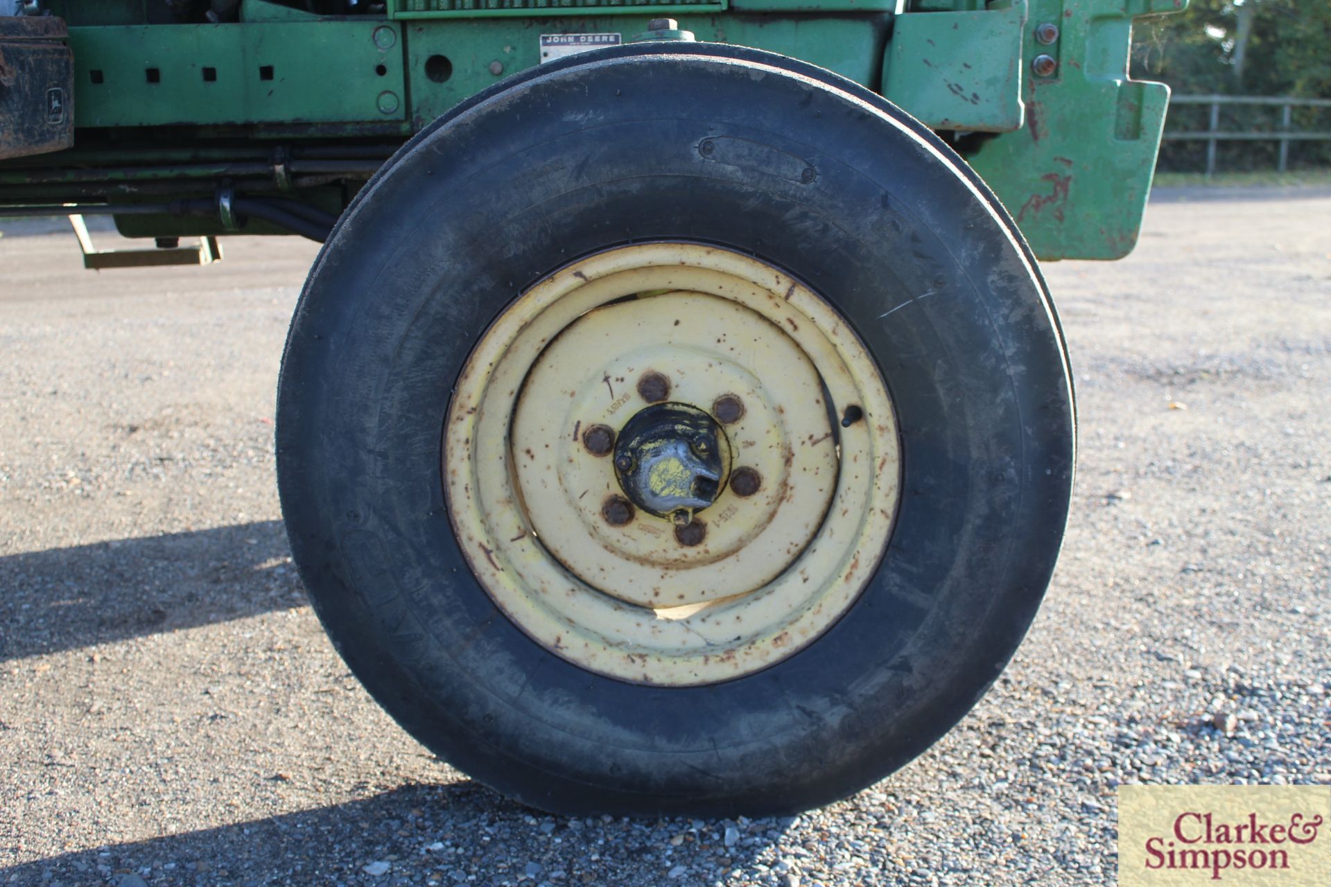 John Deere 1640 2WD tractor. Registration ETH 628V. 1980. 5,328 hours. 13.6R36 rear wheels and - Image 32 of 42