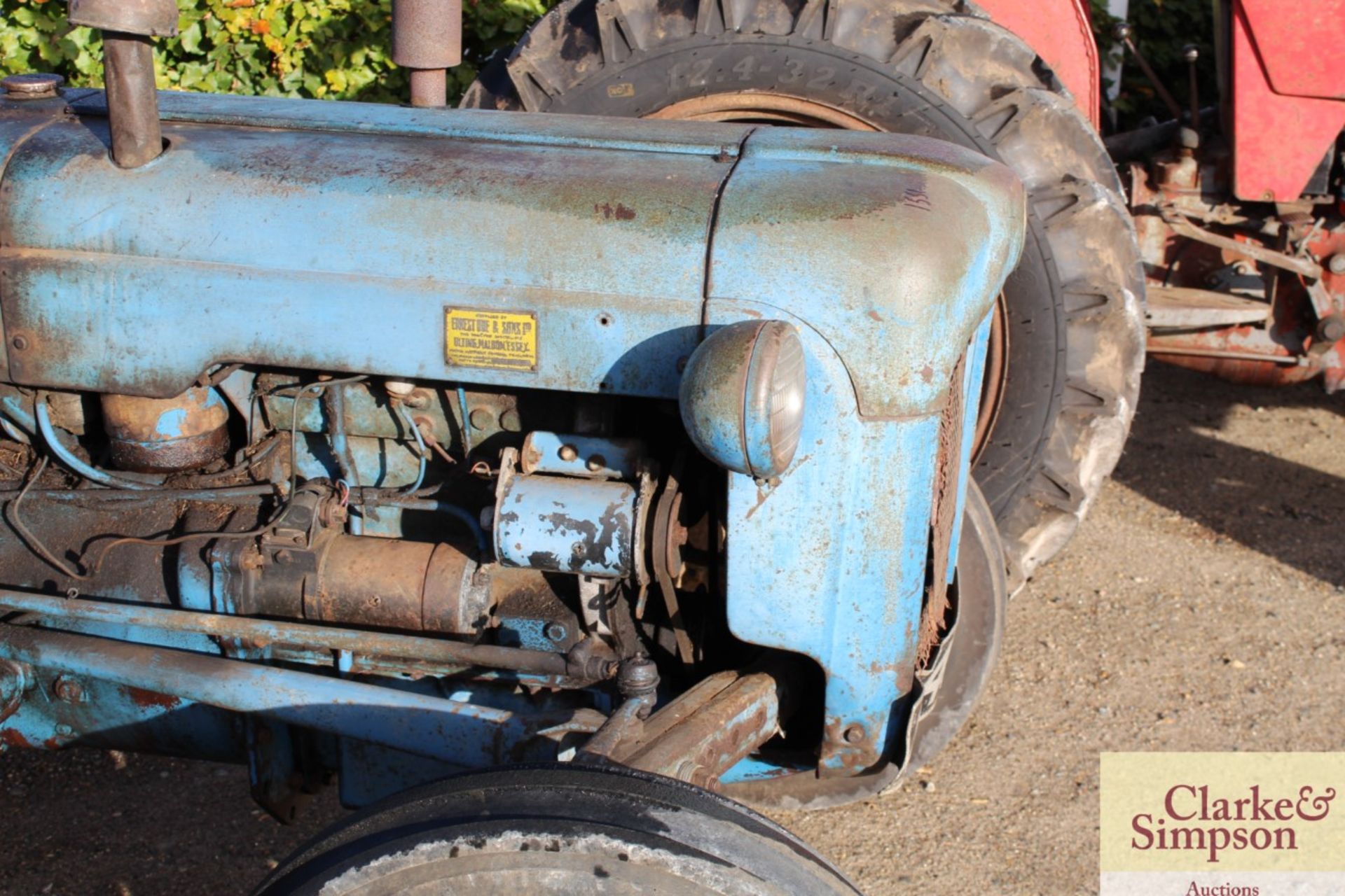 Fordson Dexta 2WD tractor. Serial number 10751. Registration 6447 NO. Date of first registration - Image 11 of 20