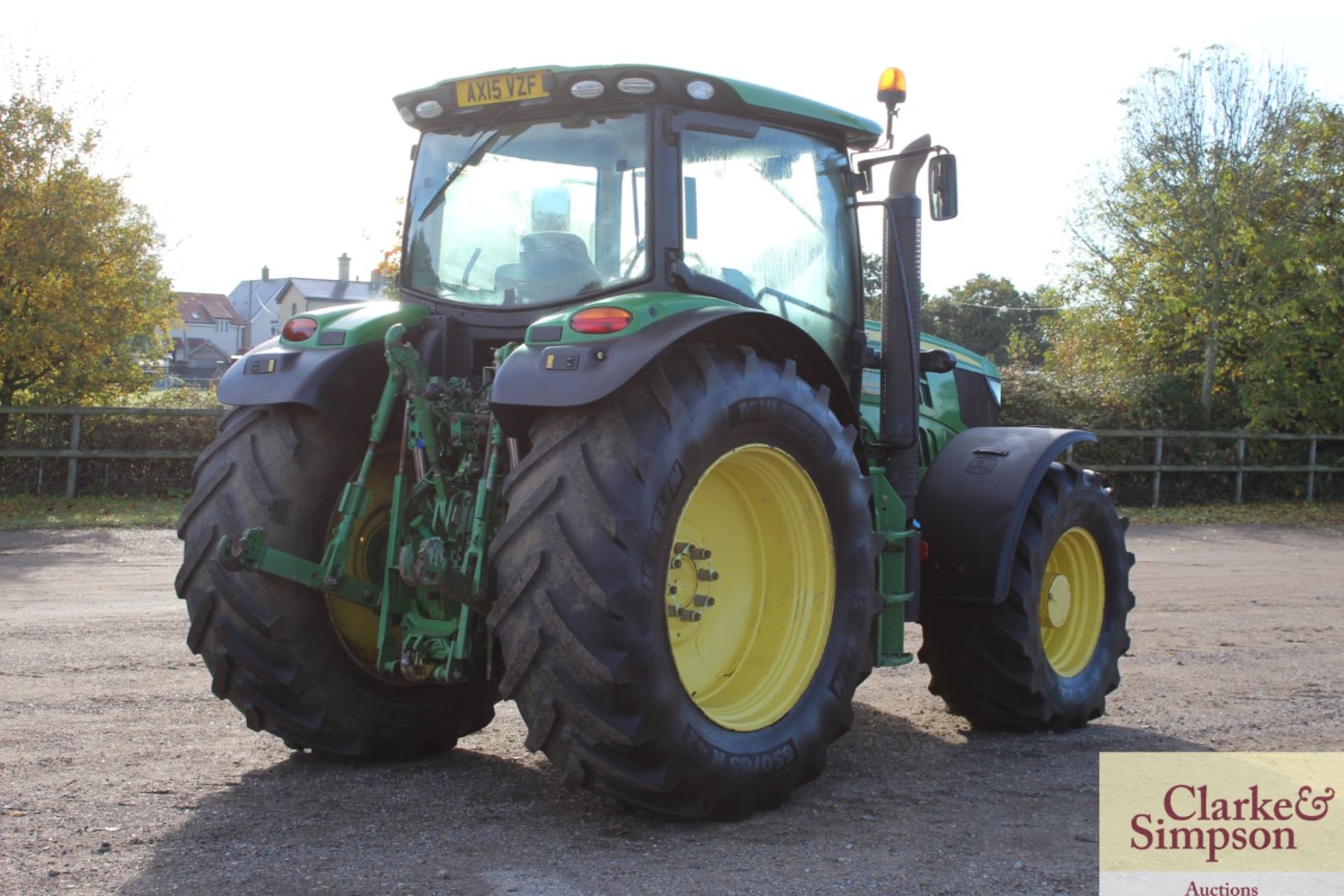 John Deere 6150R 4WD tractor. Registration AX15 VZF. Date of first registration 25/06/2015. 4,792 - Image 5 of 71