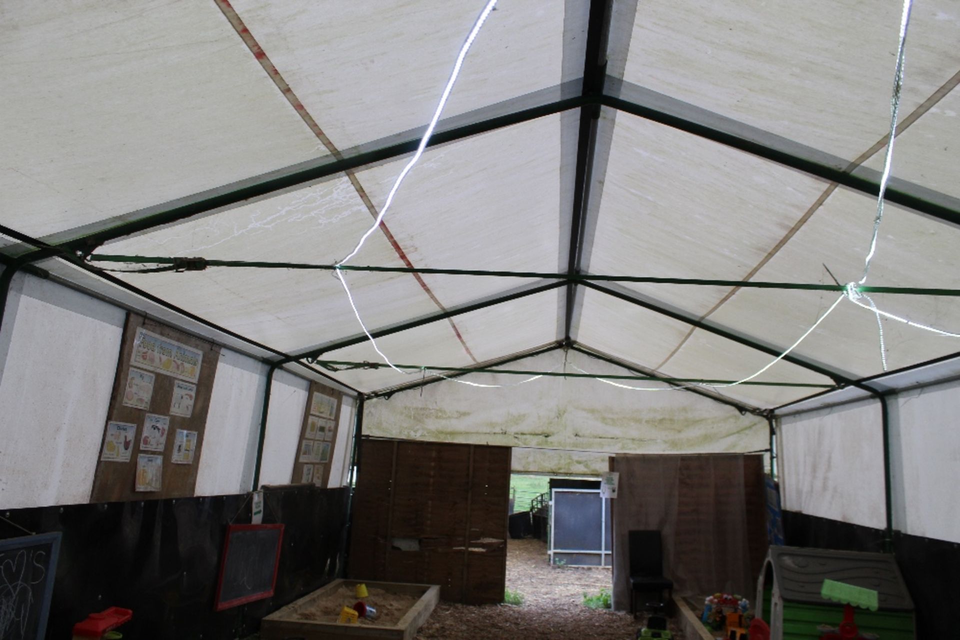 John Harvey Engineering 10m x 5m pig tent. 2.4m to - Image 4 of 4
