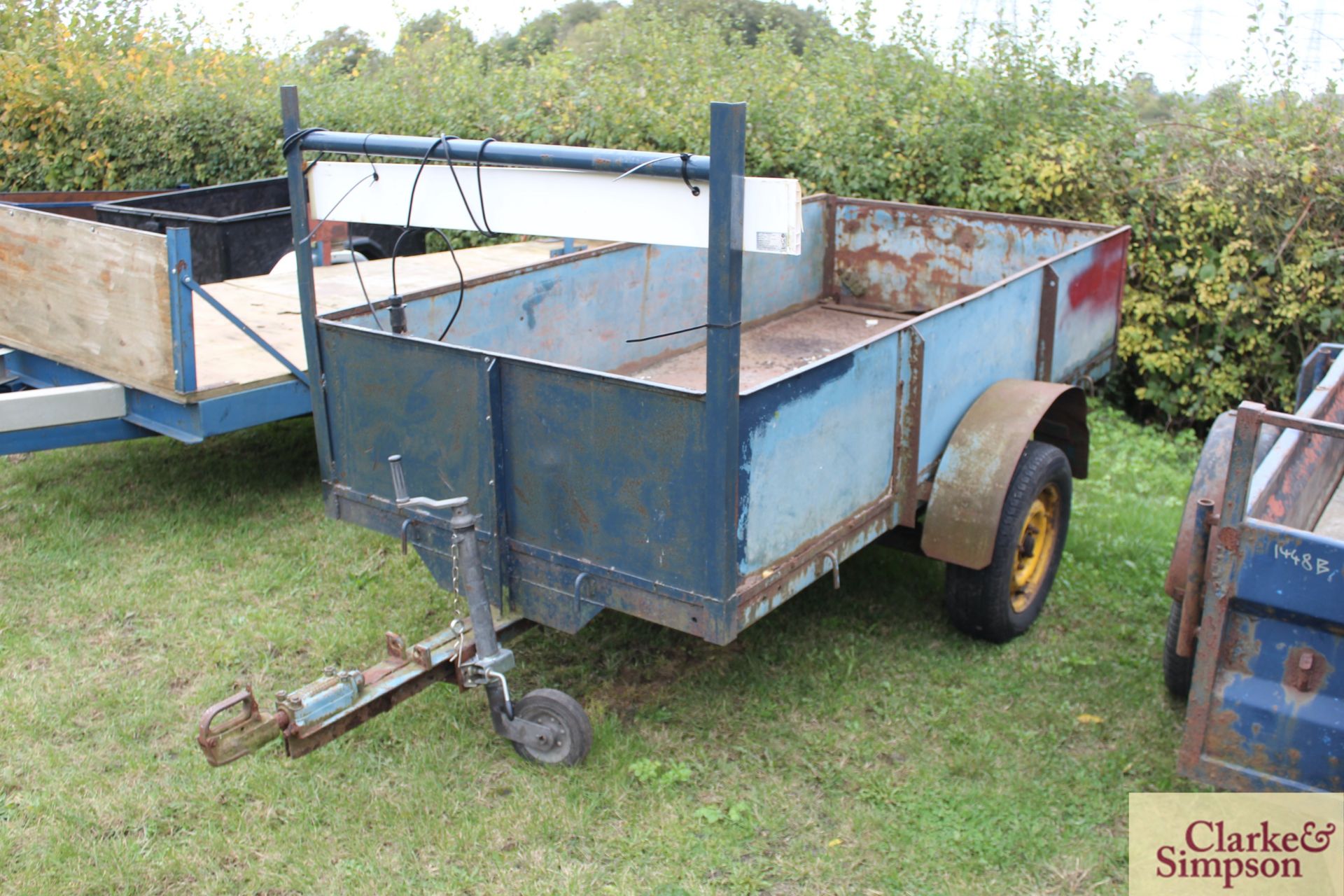 8ft x 4ft trailer. - Image 2 of 9