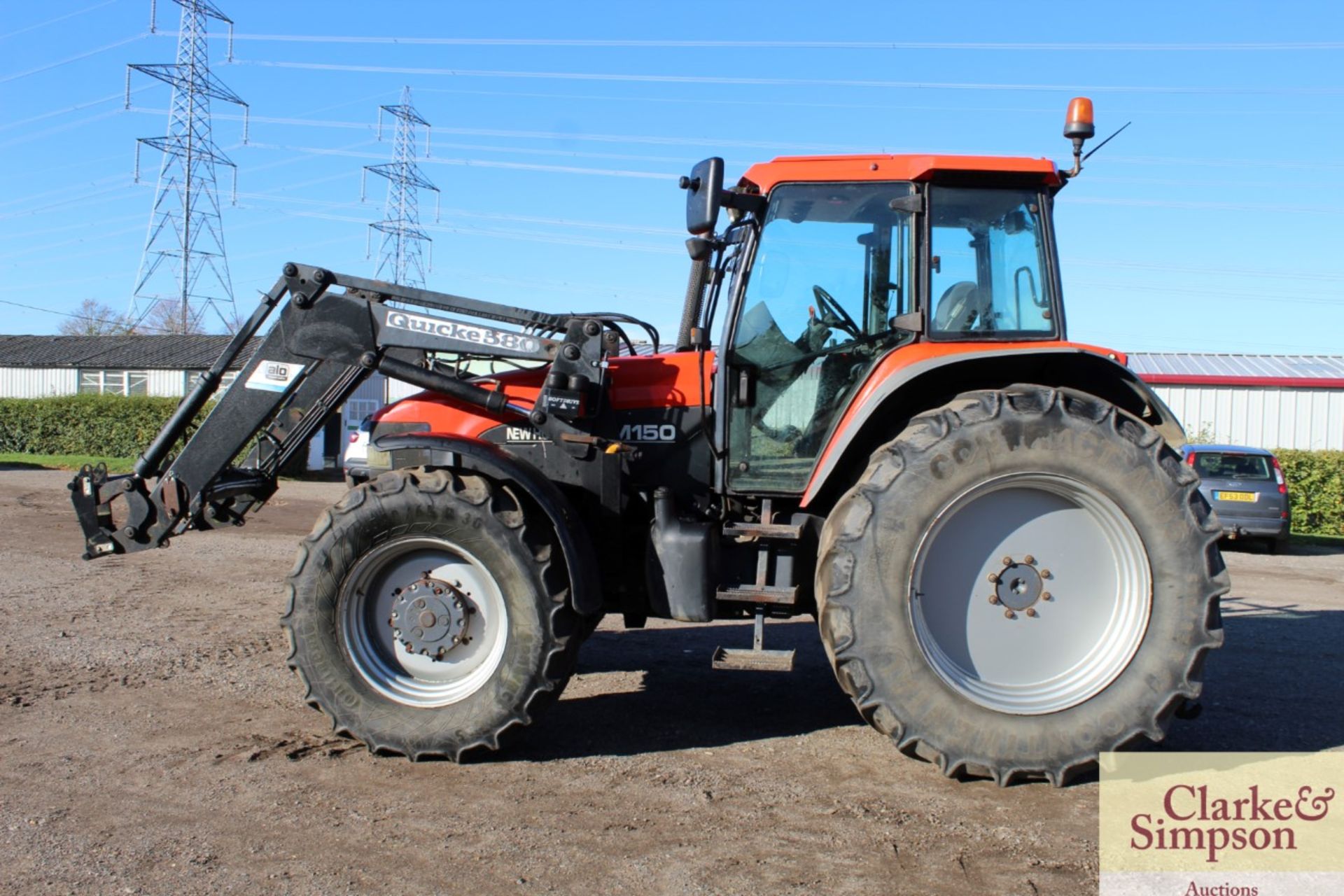New Holland TM150 4WD tractor. 28/10/2000. 11,839 hours. 520/85R42 rear wheels and tyres @ 60%. - Image 2 of 58