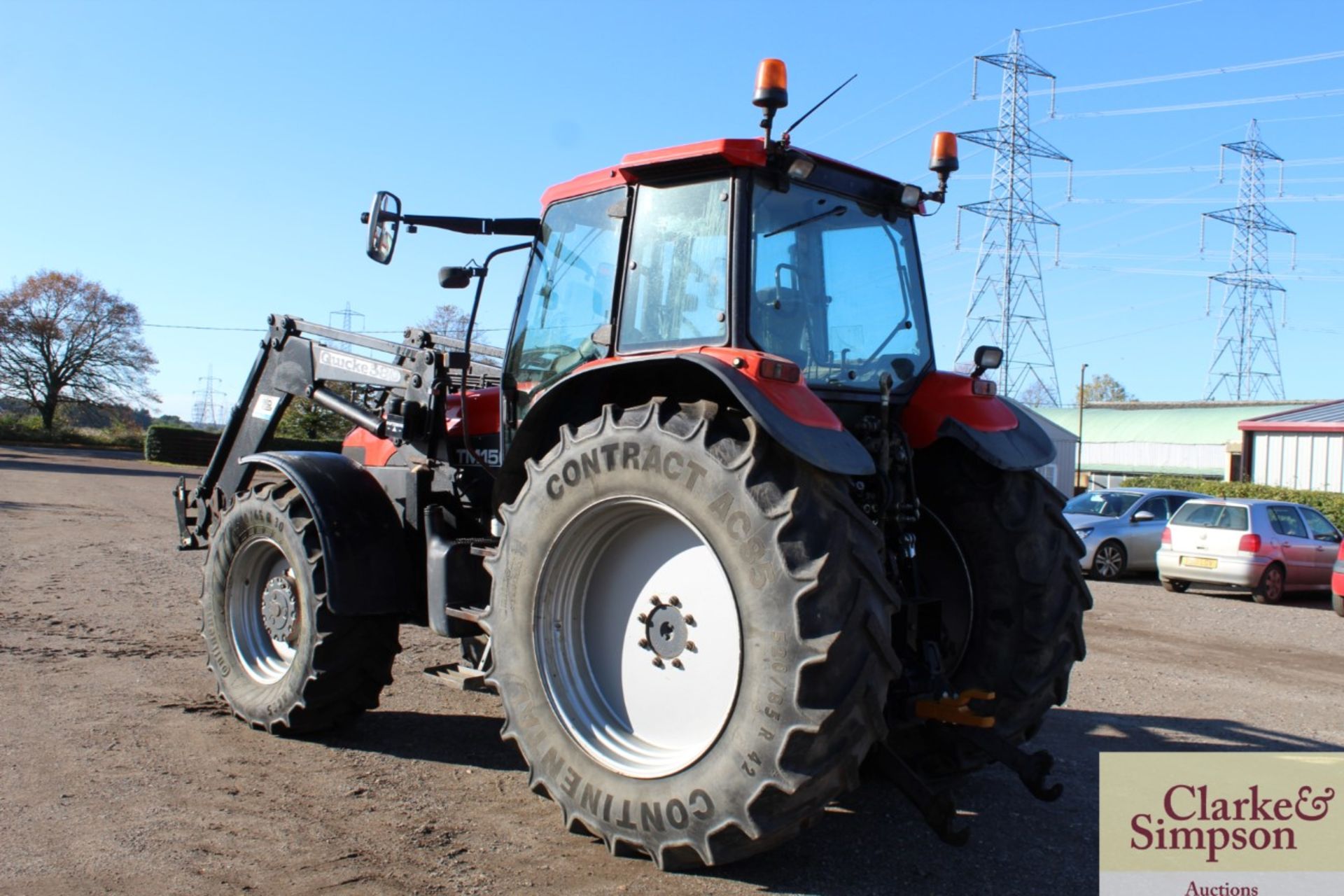 New Holland TM150 4WD tractor. 28/10/2000. 11,839 hours. 520/85R42 rear wheels and tyres @ 60%. - Image 3 of 58