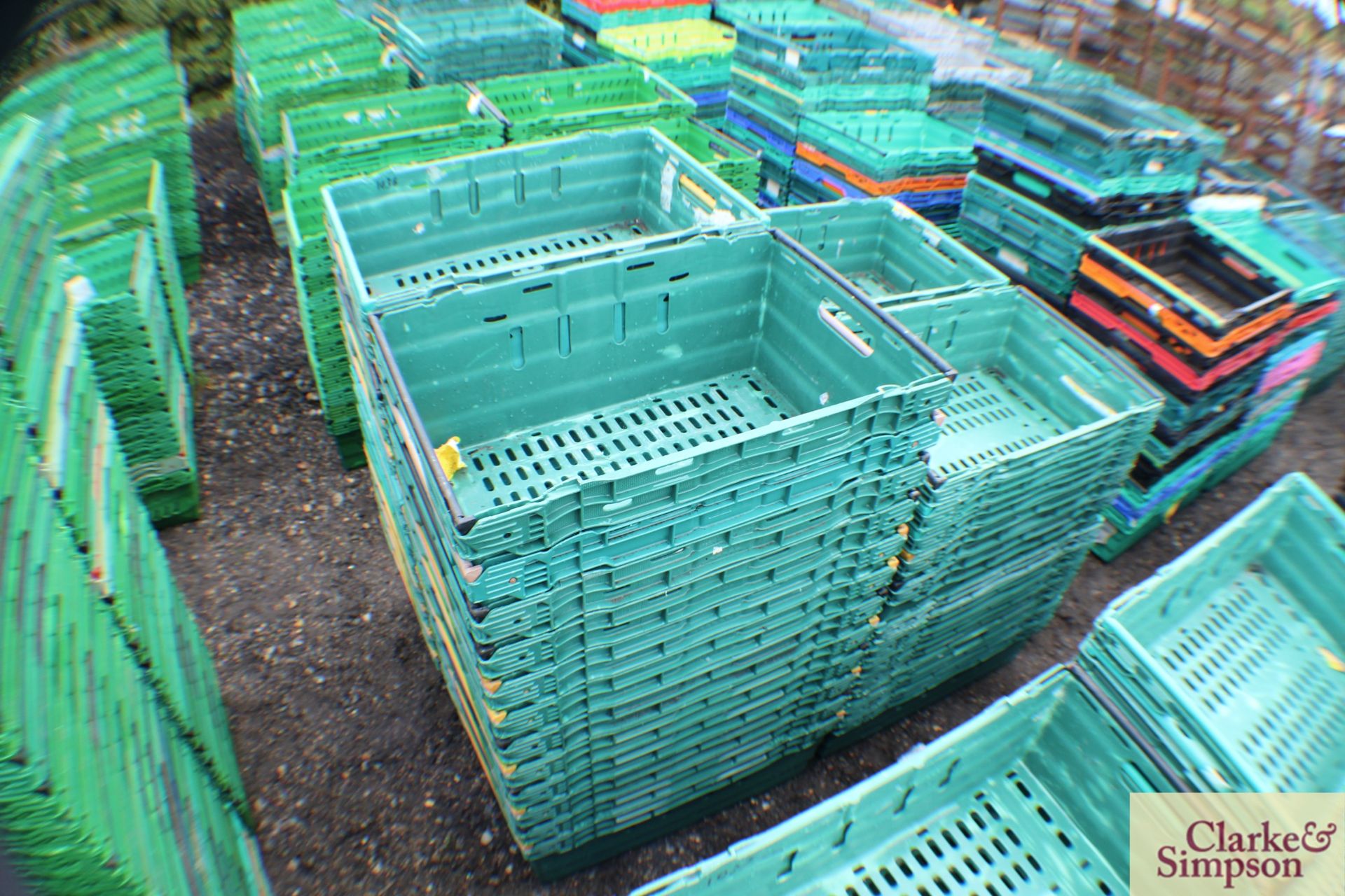 50x vegetable/ produce stacking crates.