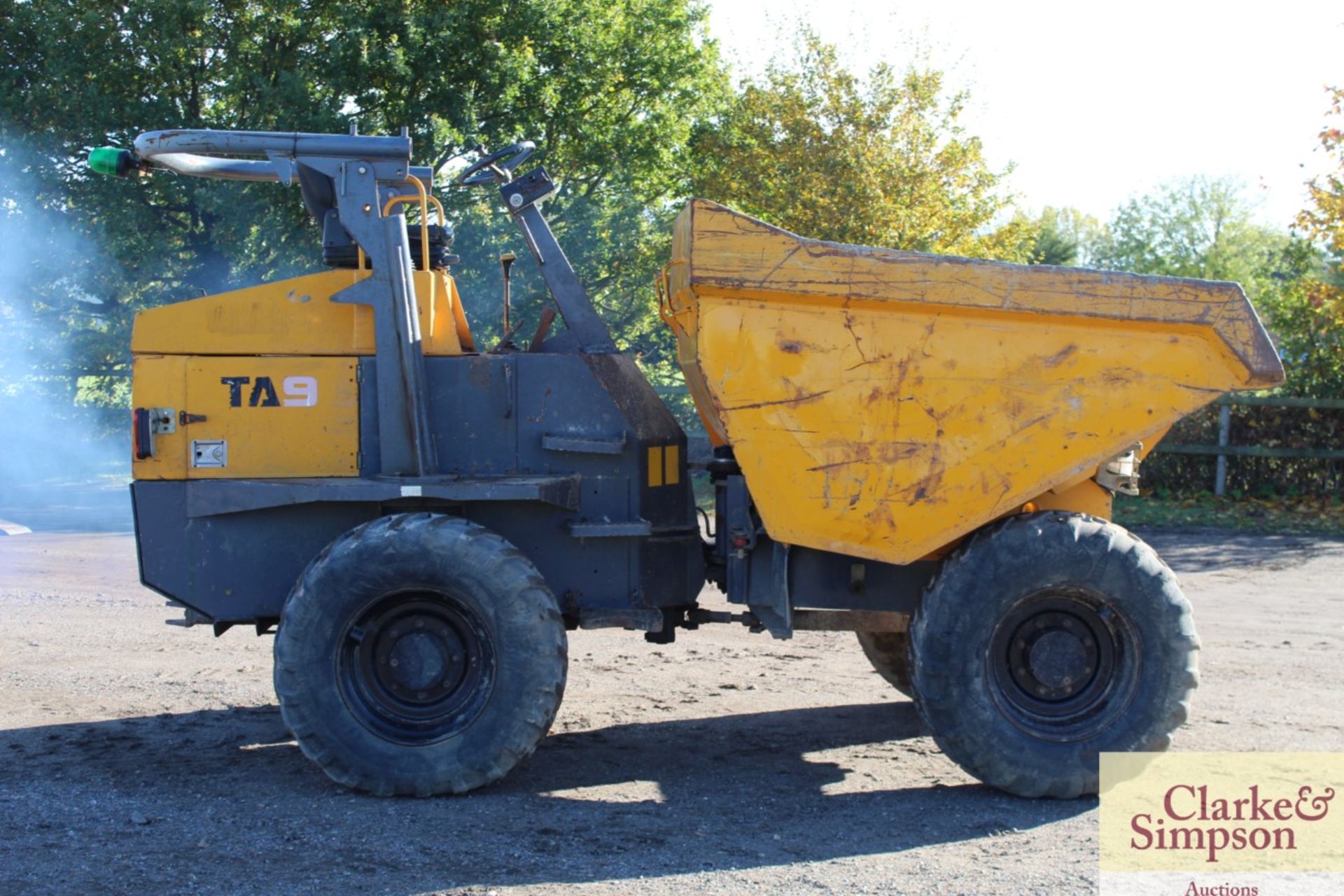 Terex TA9 9T 4WD dumper. 2011. Serial number SLBD1NP0EB5MV2514.500/60-22.5 wheels and tyres. V - Image 5 of 27