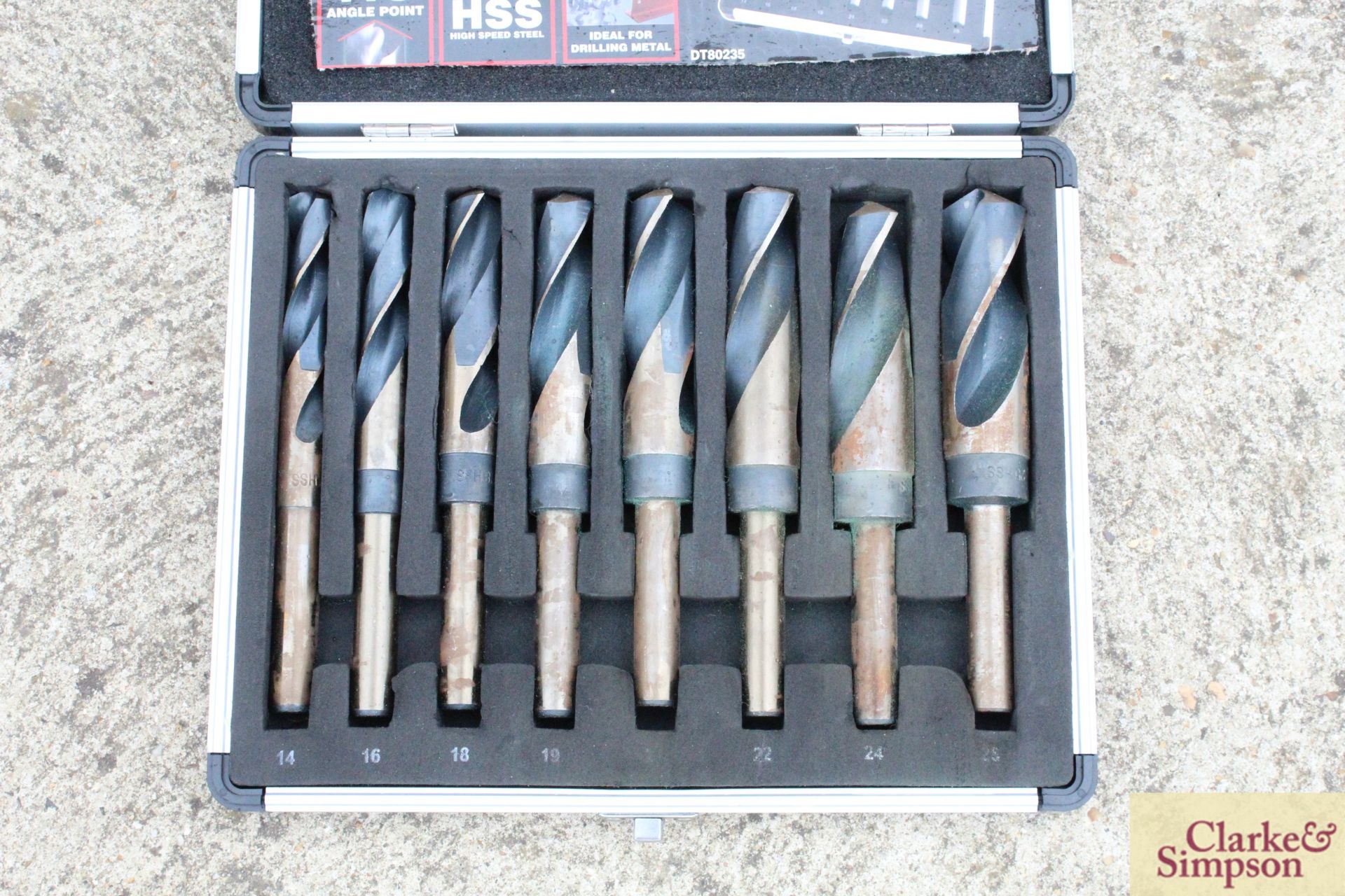 8 piece deming drill set. V - Image 2 of 3