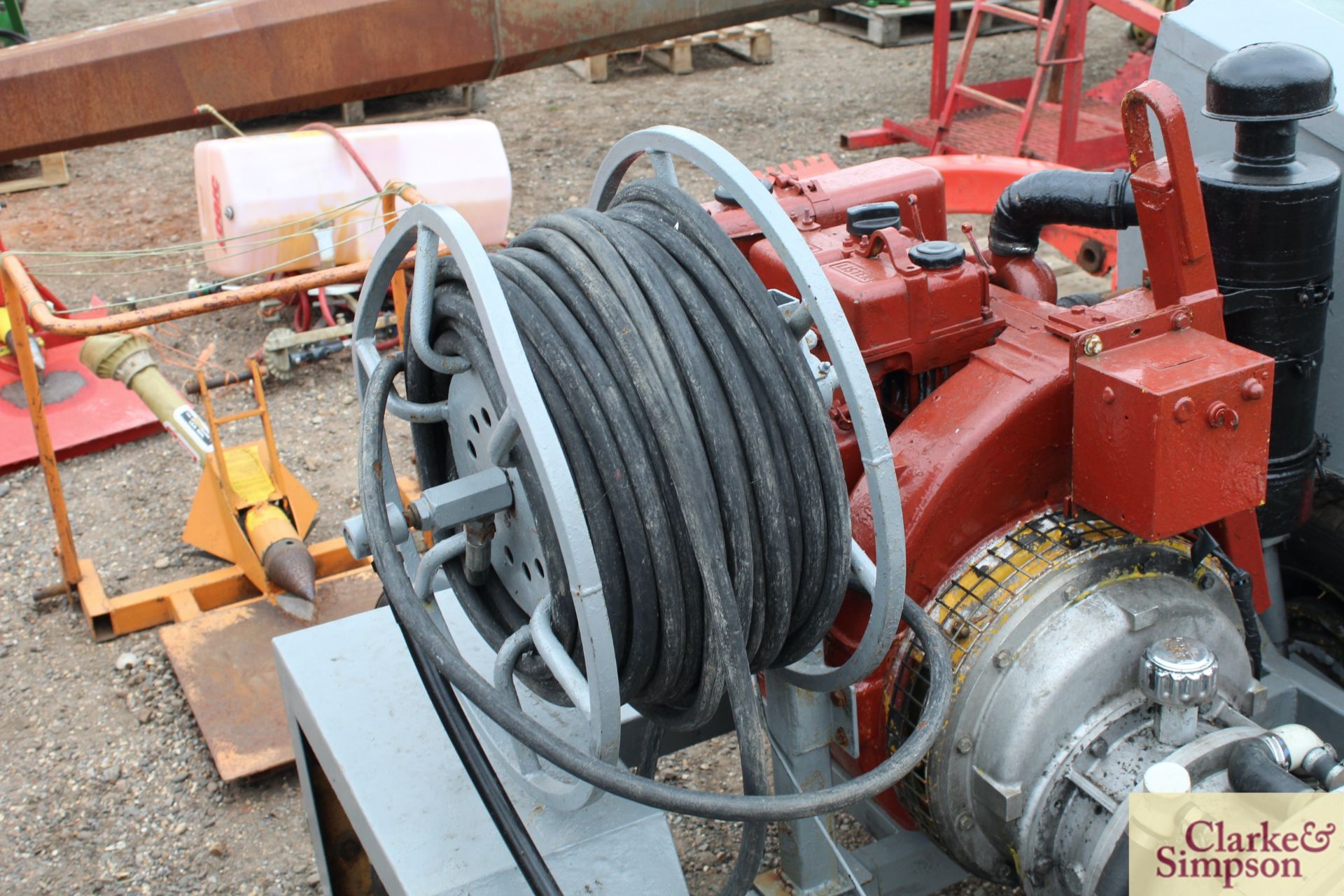 Harben fast tow high pressure drain jetter. With Lister diesel engine. - Image 6 of 8