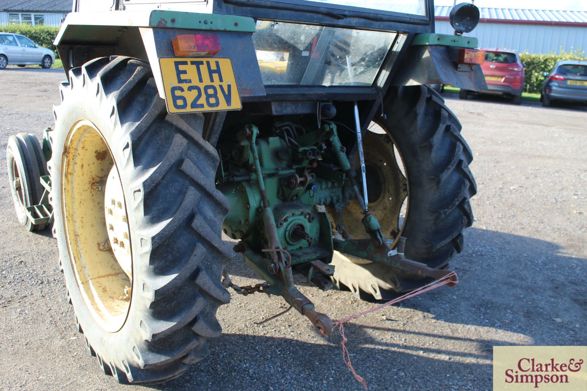 John Deere 1640 2WD tractor. Registration ETH 628V. 1980. 5,328 hours. 13.6R36 rear wheels and - Image 19 of 42