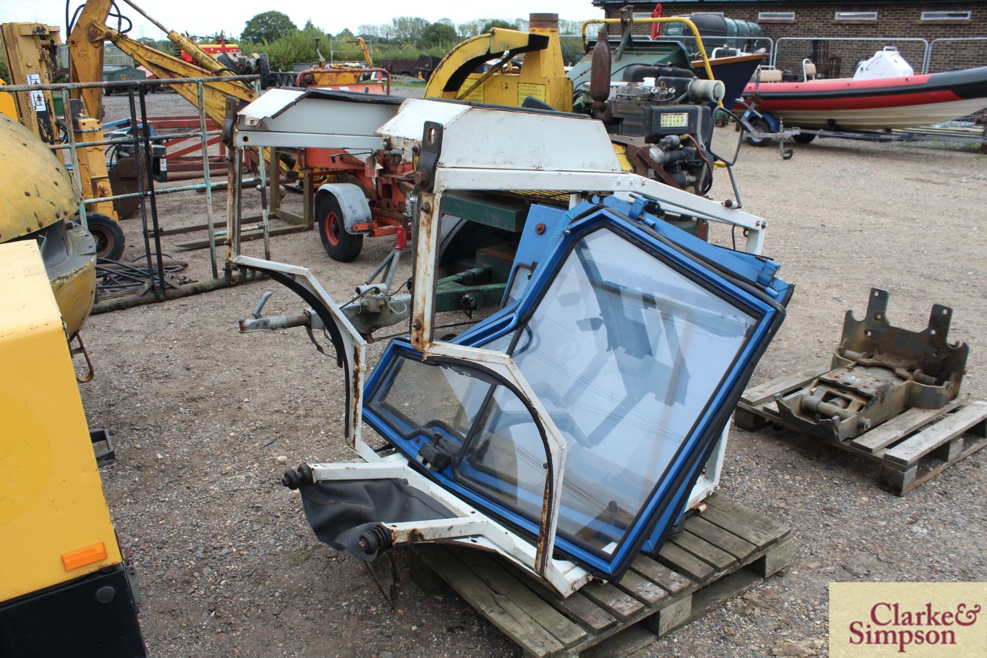 Iseki 1500 tractor cab.