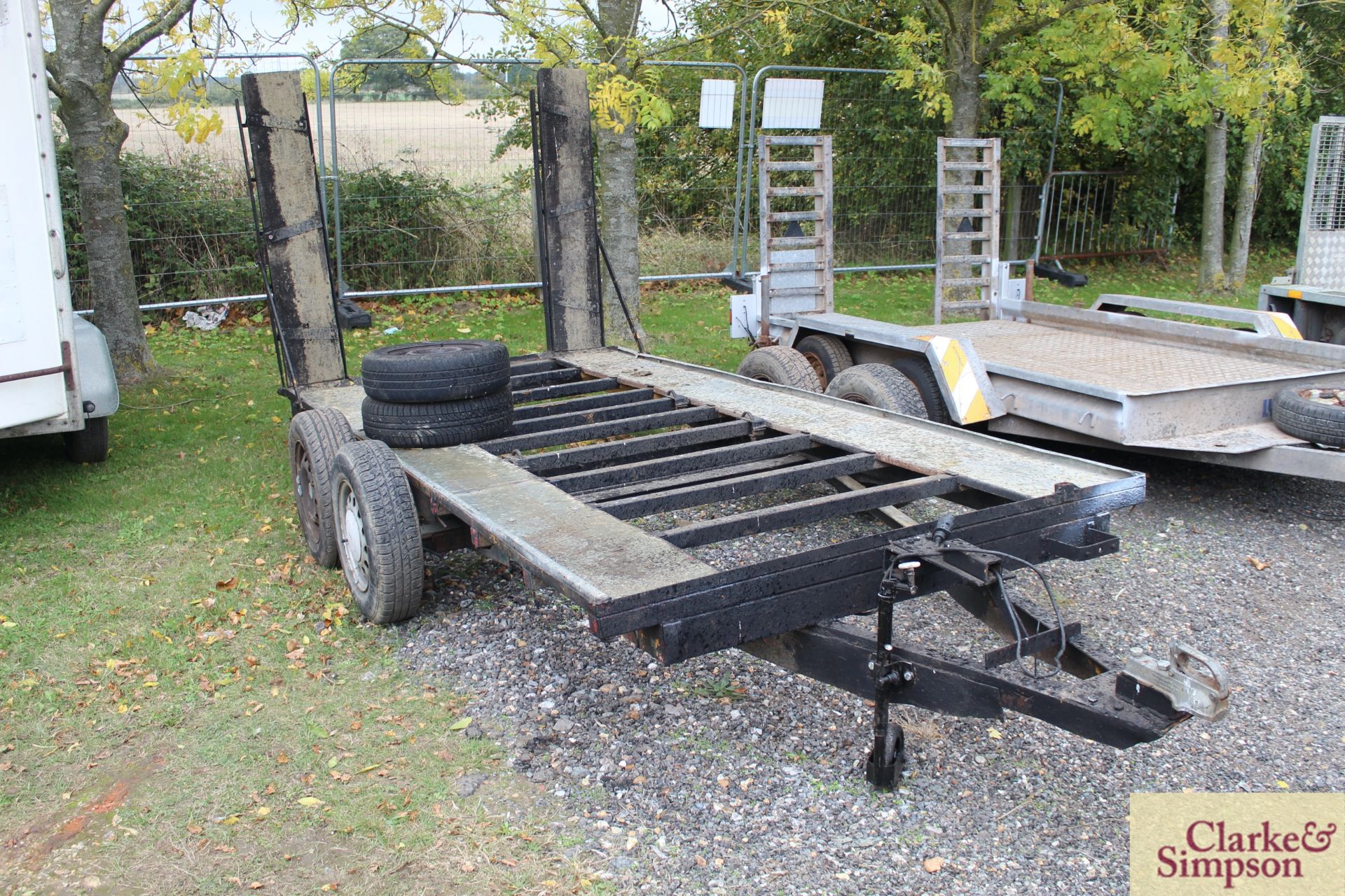 6ft x 12ft twin axle car transporter.