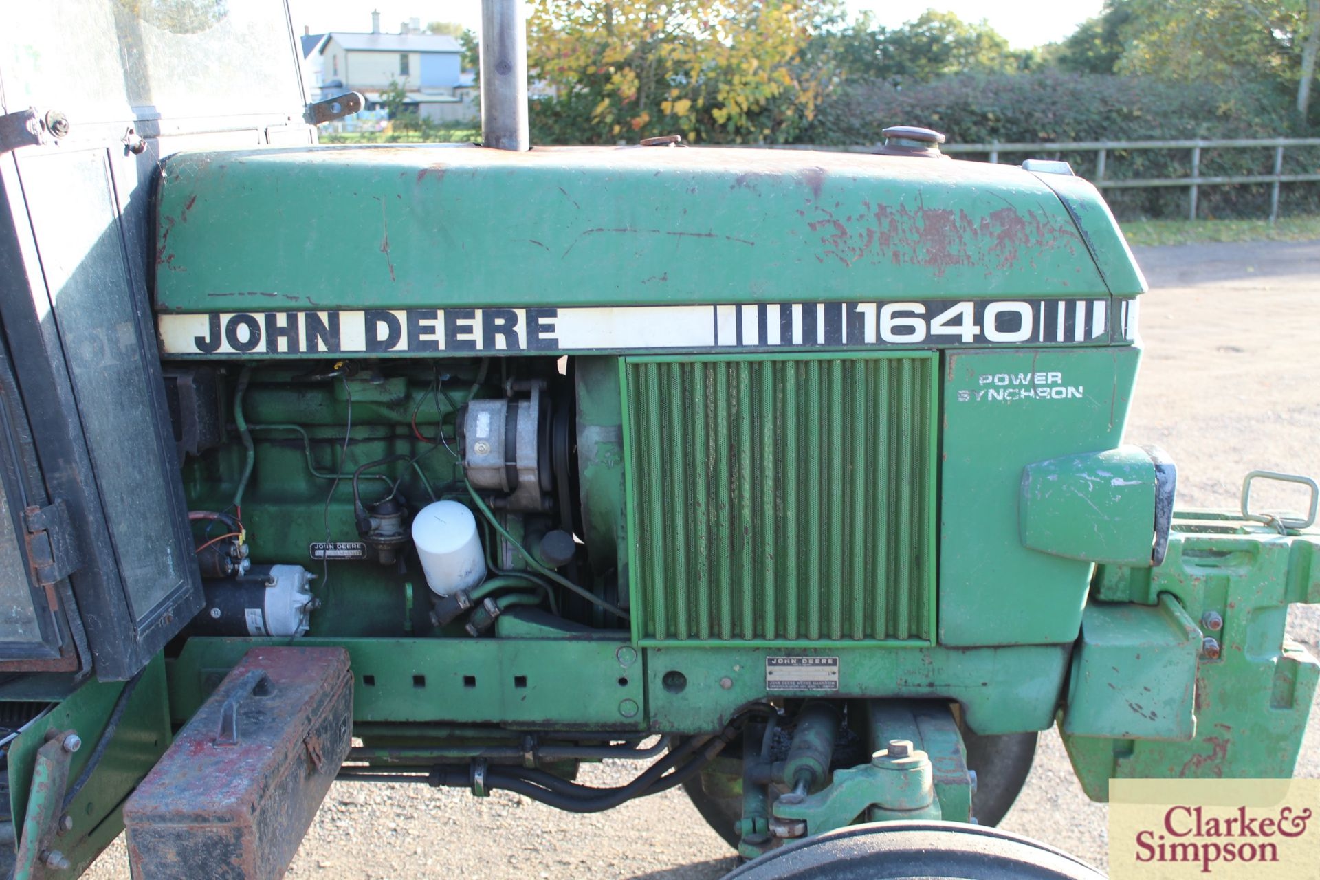John Deere 1640 2WD tractor. Registration ETH 628V. 1980. 5,328 hours. 13.6R36 rear wheels and - Image 30 of 42