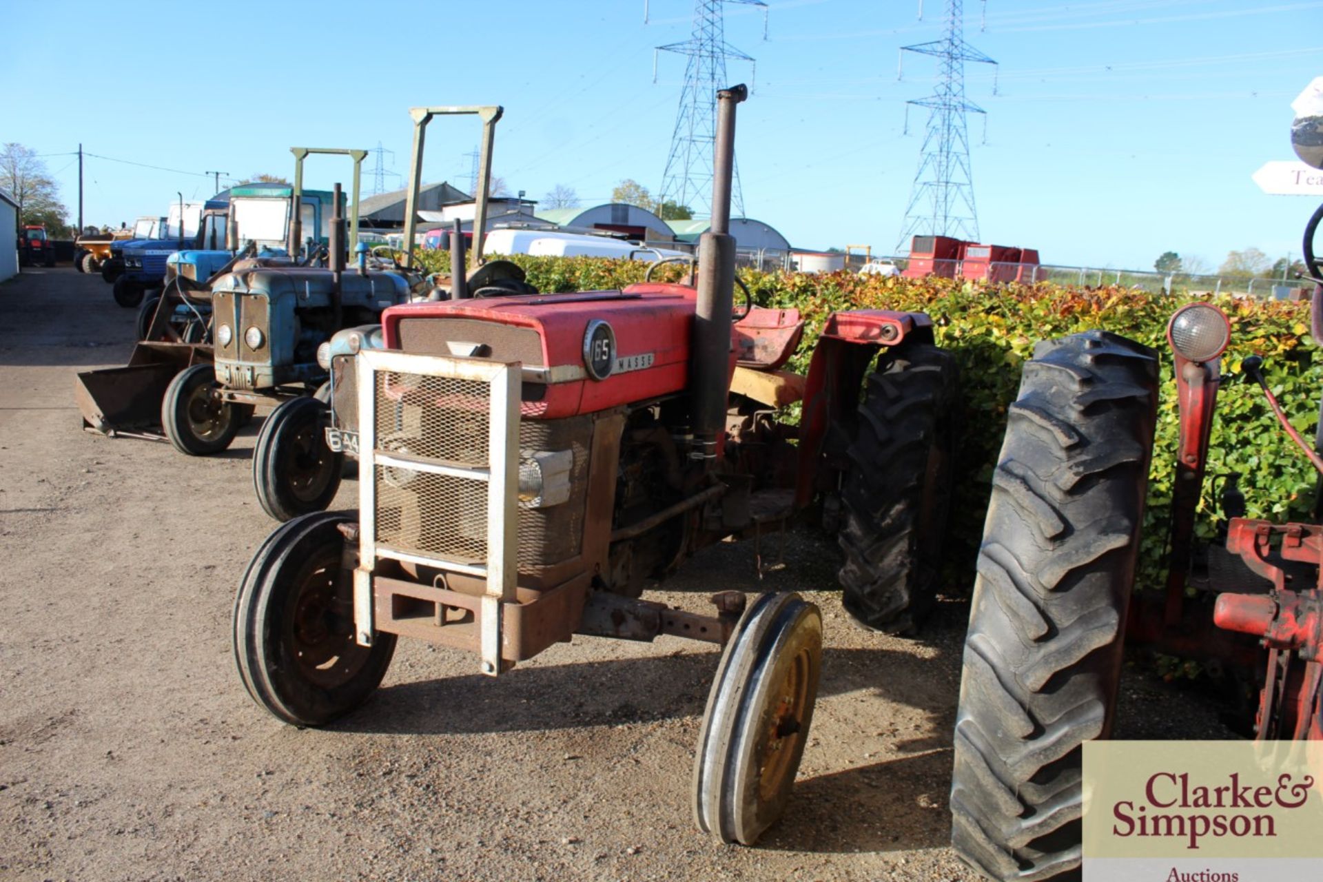 Massey Ferguson 165 2WD tractor. Serial number 545938. Registration WWC 107F. Date of first - Image 2 of 23