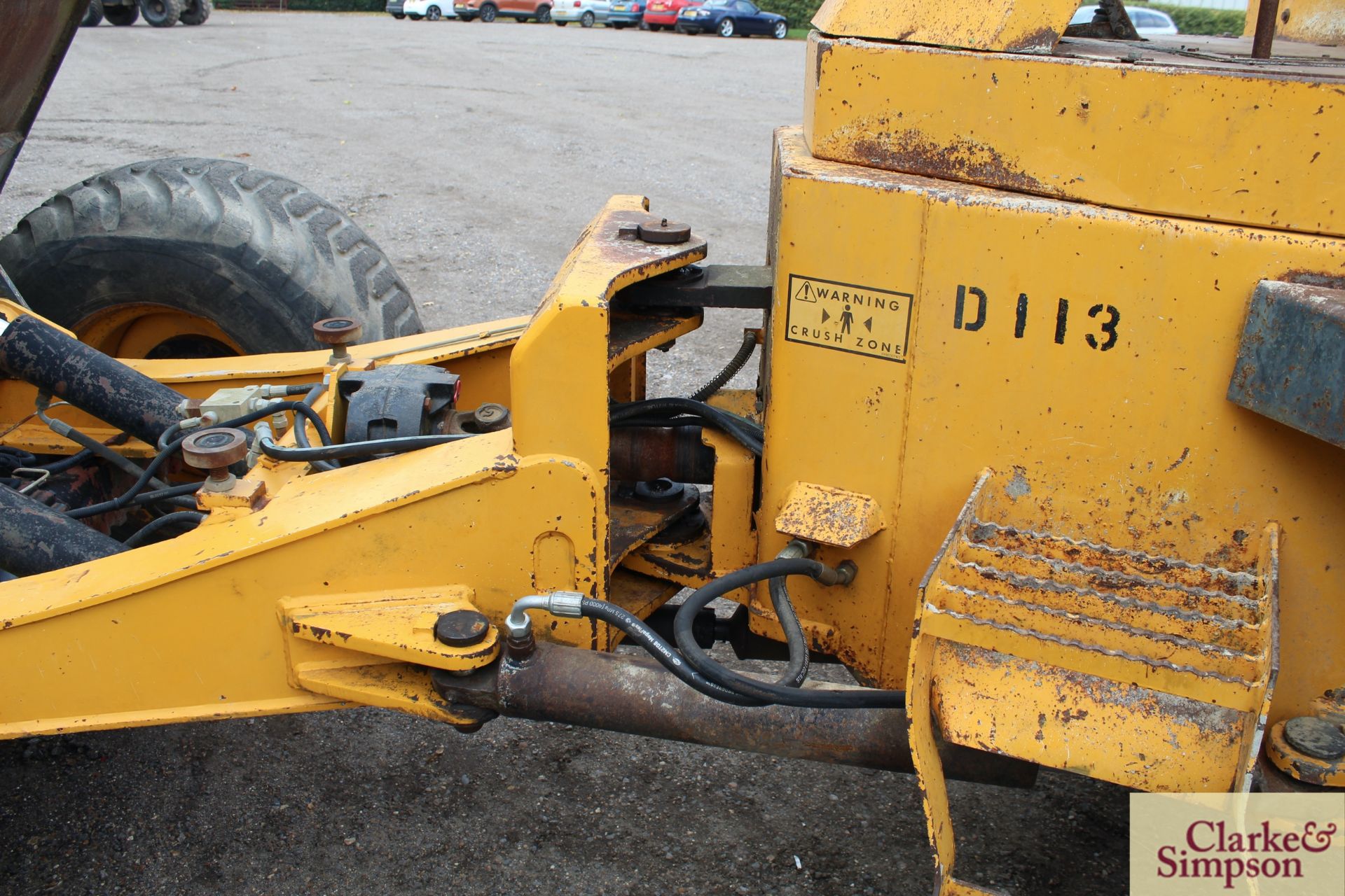 Barford 10T 4WD dumper. 2006. Serial number SK10250SYJT1130. 500/60R25 wheels and tyres. V - Image 22 of 26