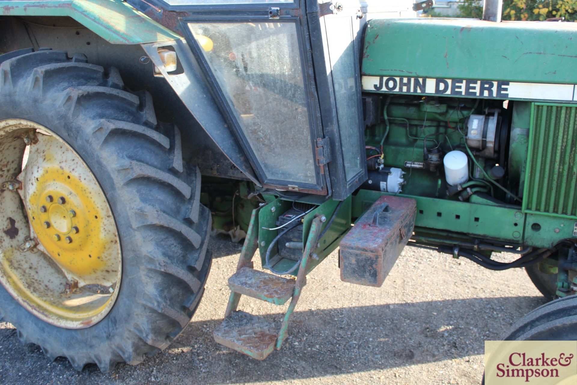 John Deere 1640 2WD tractor. Registration ETH 628V. 1980. 5,328 hours. 13.6R36 rear wheels and - Image 29 of 42