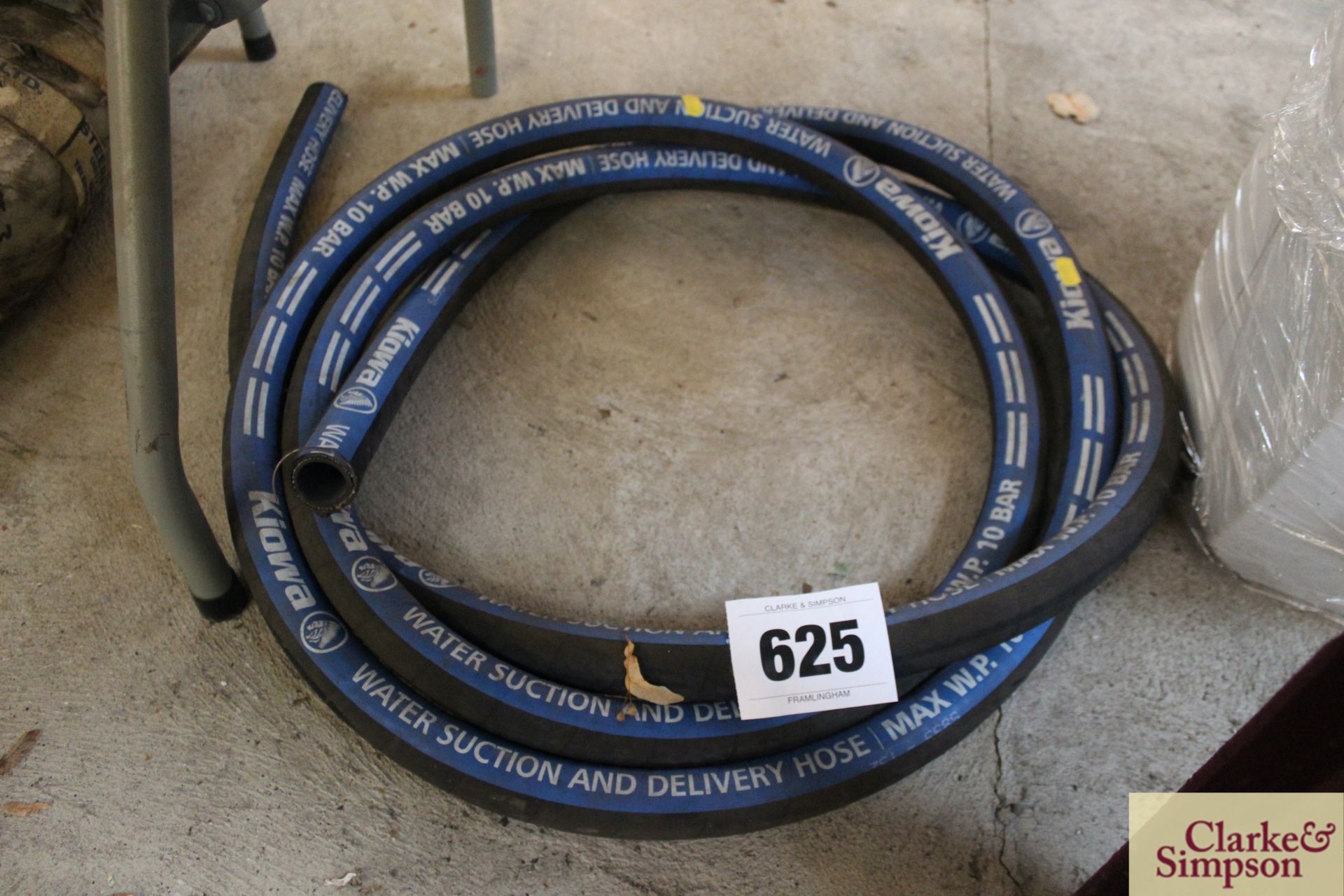 5m 1in heavy duty fuel/ water delivery hose. V