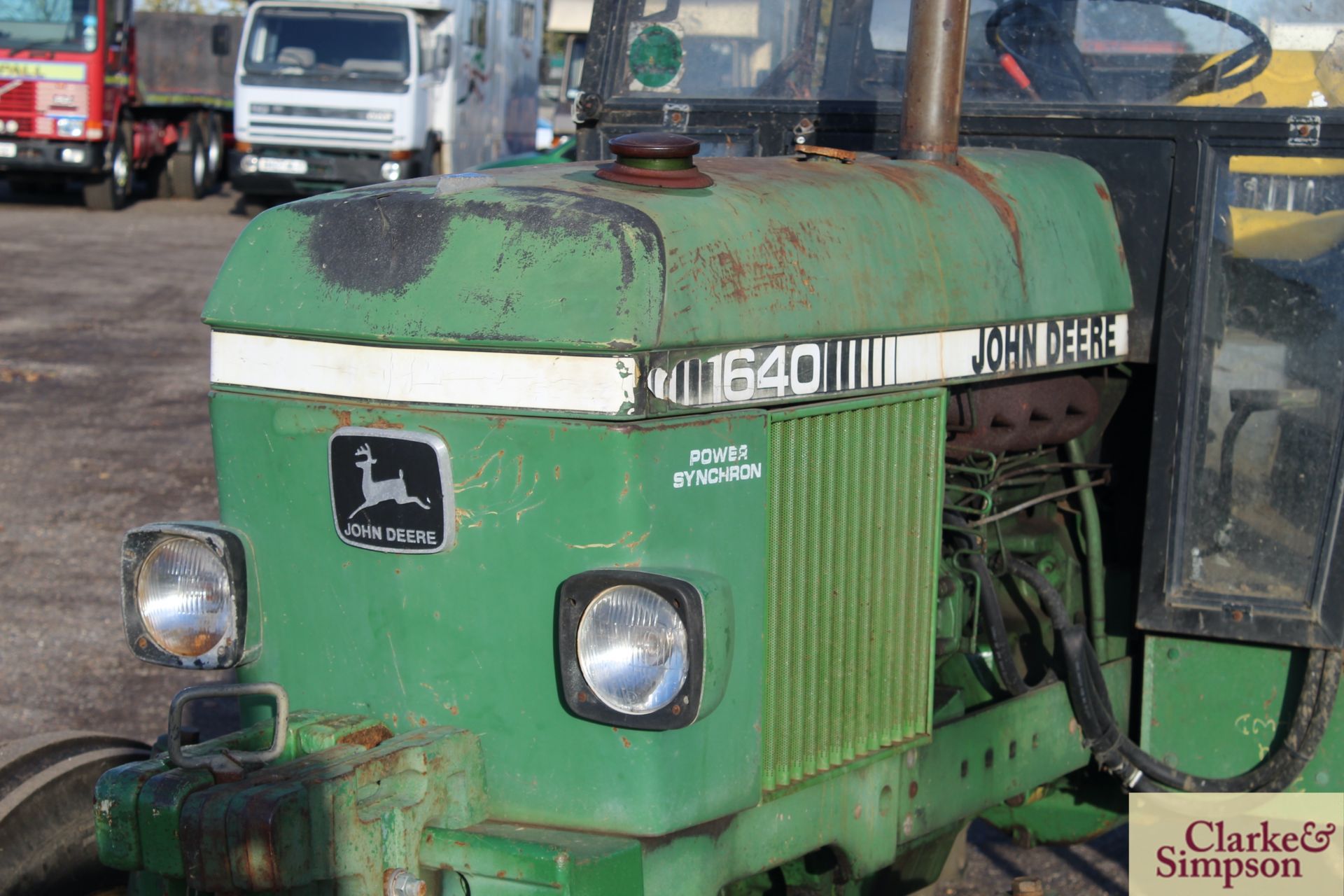 John Deere 1640 2WD tractor. Registration ETH 628V. 1980. 5,328 hours. 13.6R36 rear wheels and - Image 10 of 42