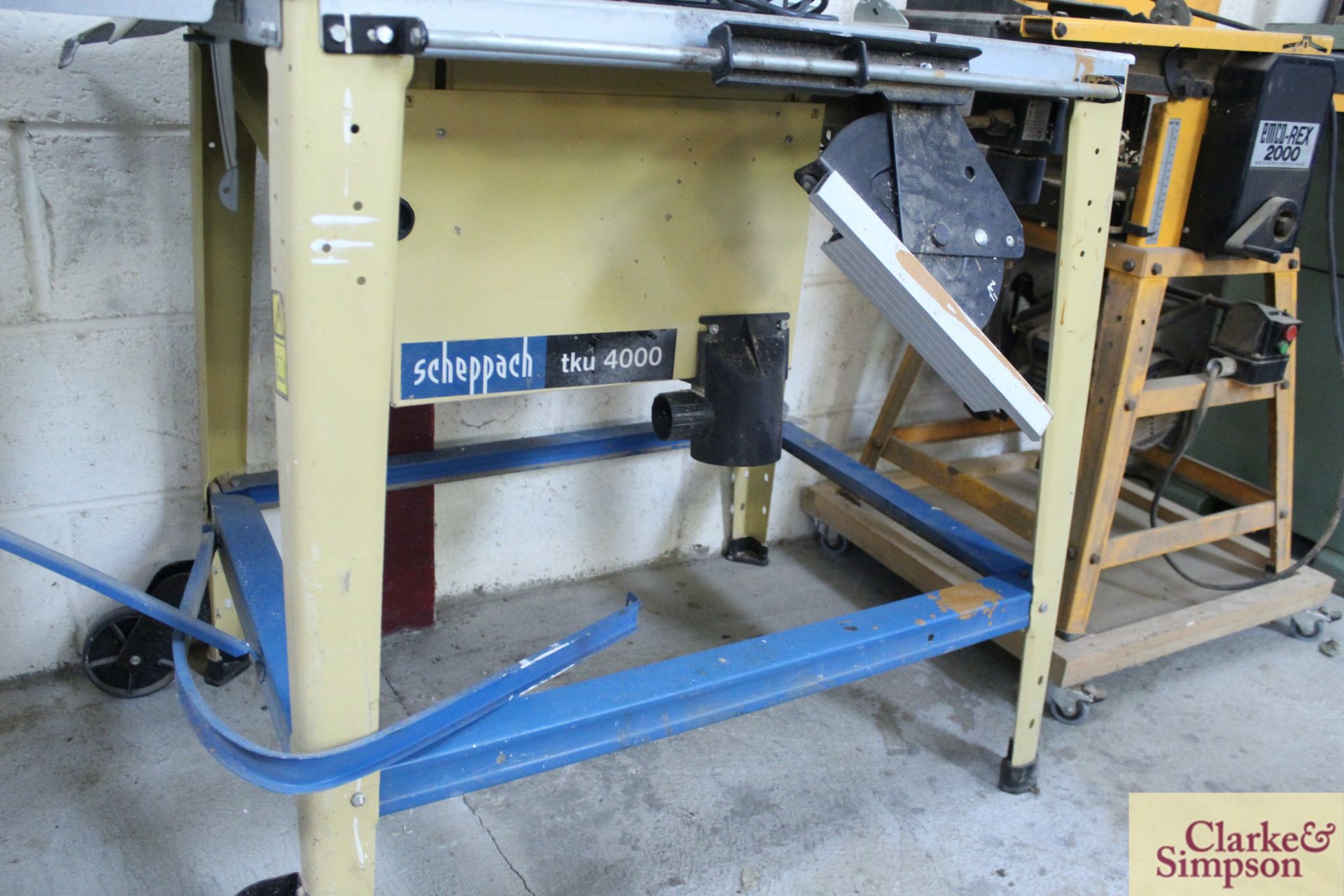 Scheppach TKV 4000 saw bench. - Image 5 of 5