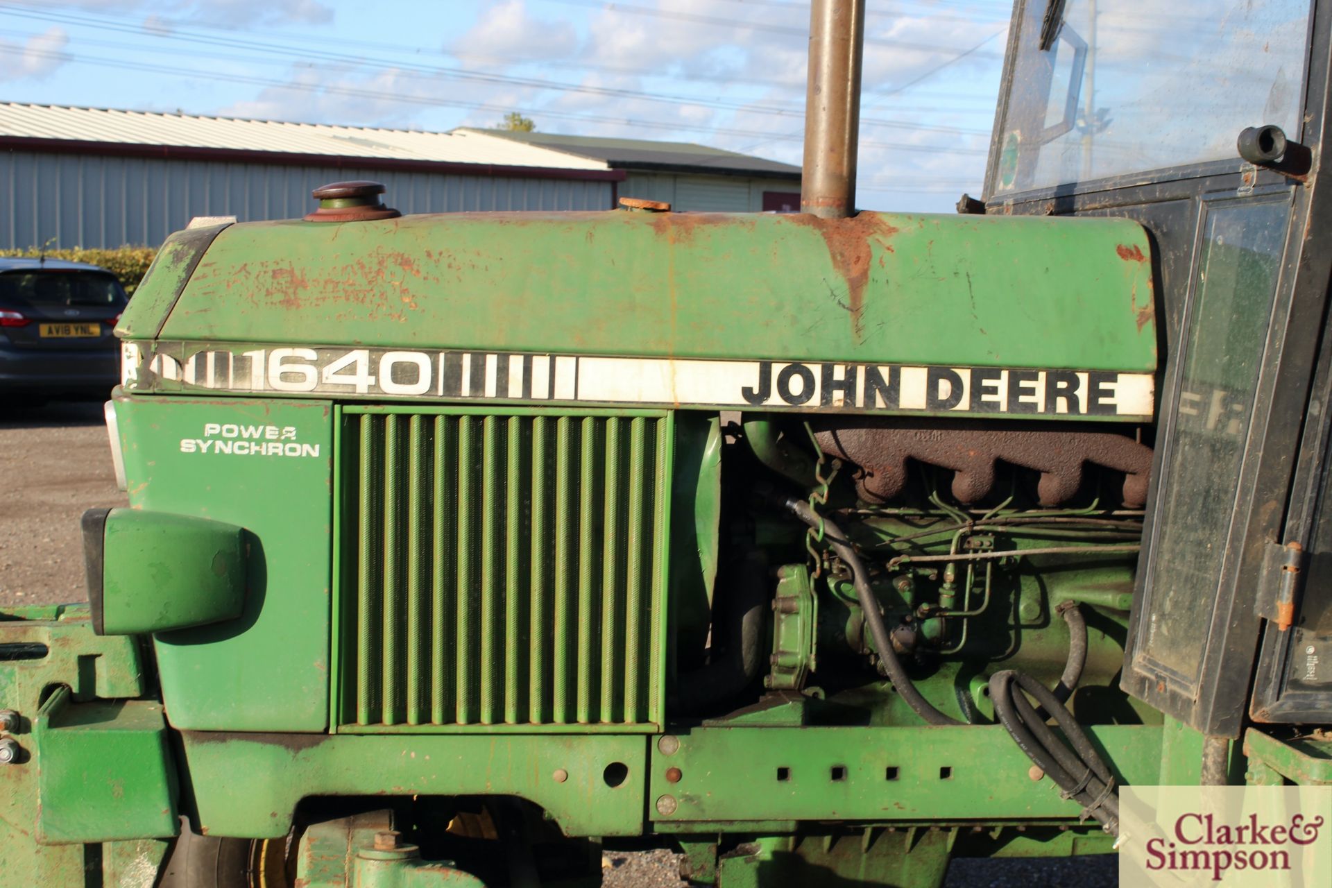 John Deere 1640 2WD tractor. Registration ETH 628V. 1980. 5,328 hours. 13.6R36 rear wheels and - Image 13 of 42