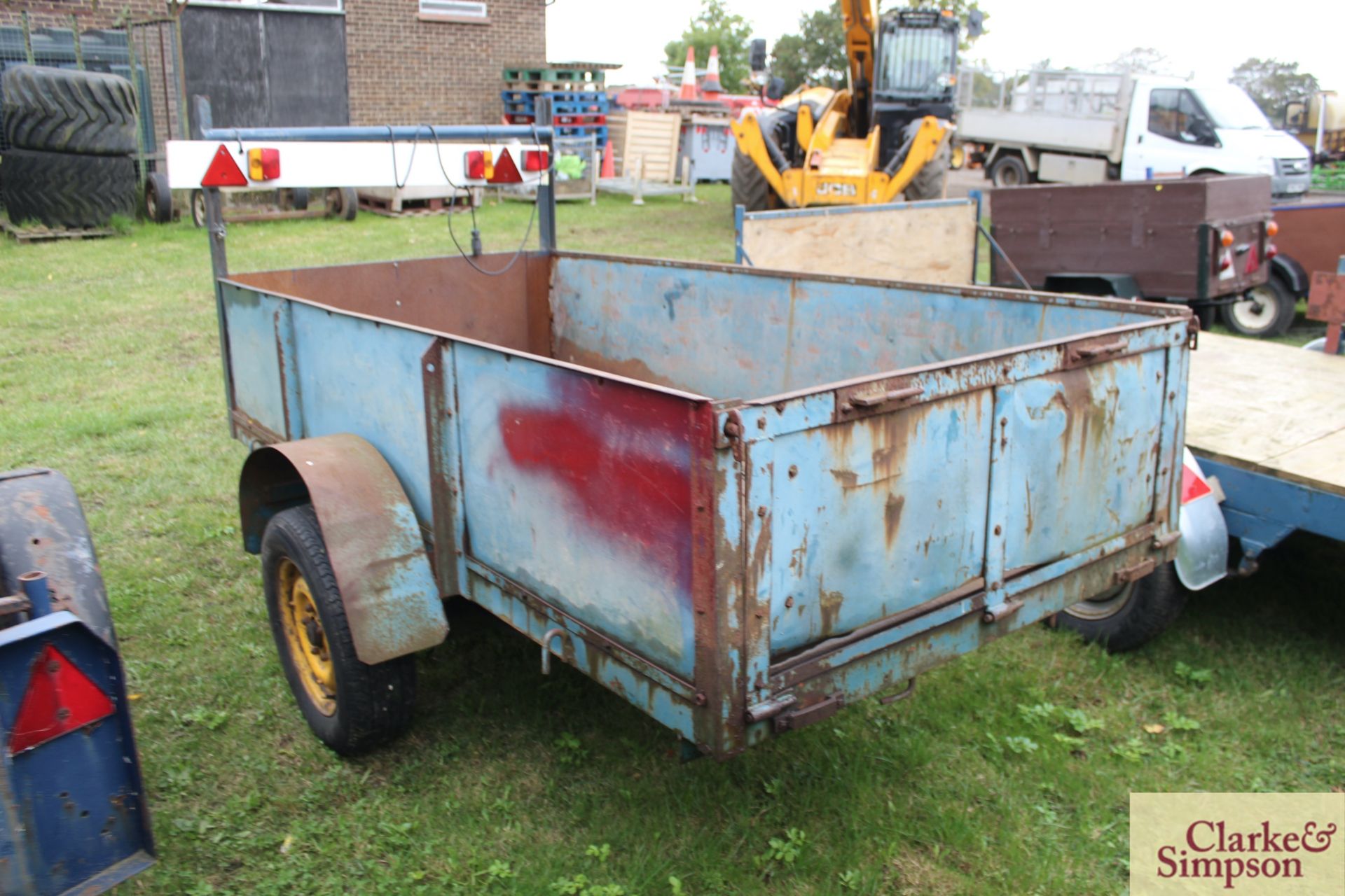 8ft x 4ft trailer. - Image 3 of 9