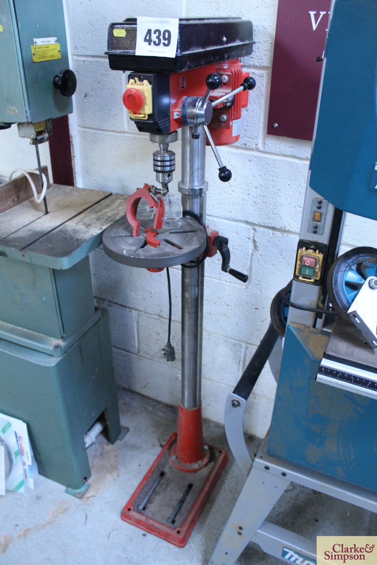 Sealey floor standing pillar drill. - Image 2 of 6